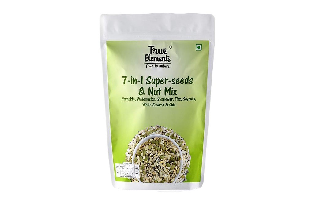 True Elements 7-in-1 Super-seeds & Nut Mix    Pack  125 grams
